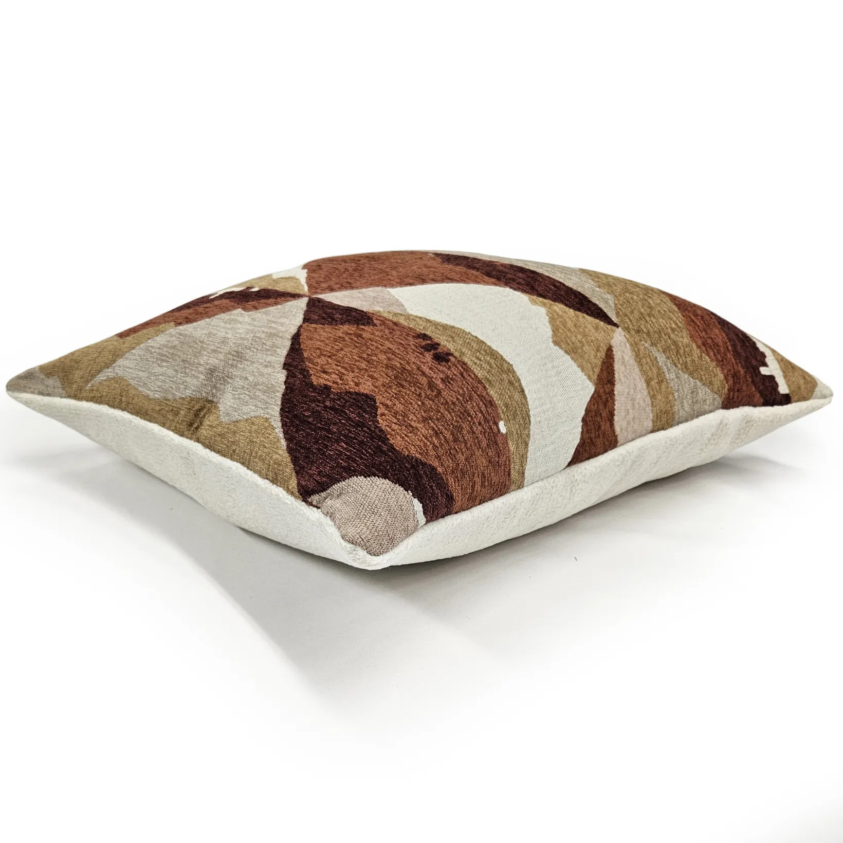 Abstract Mountains Sienna Throw Pillow 21x21