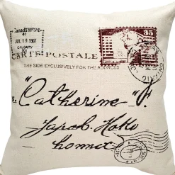1907 Airmail 24x24 Throw Pillow