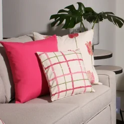 Albany Checks 16x16 Throw Pillow