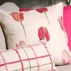 Albany Tulips 22x22 Throw Pillow