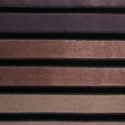 Amethyst Stripes Textured Velvet Throw Pillow 12x20