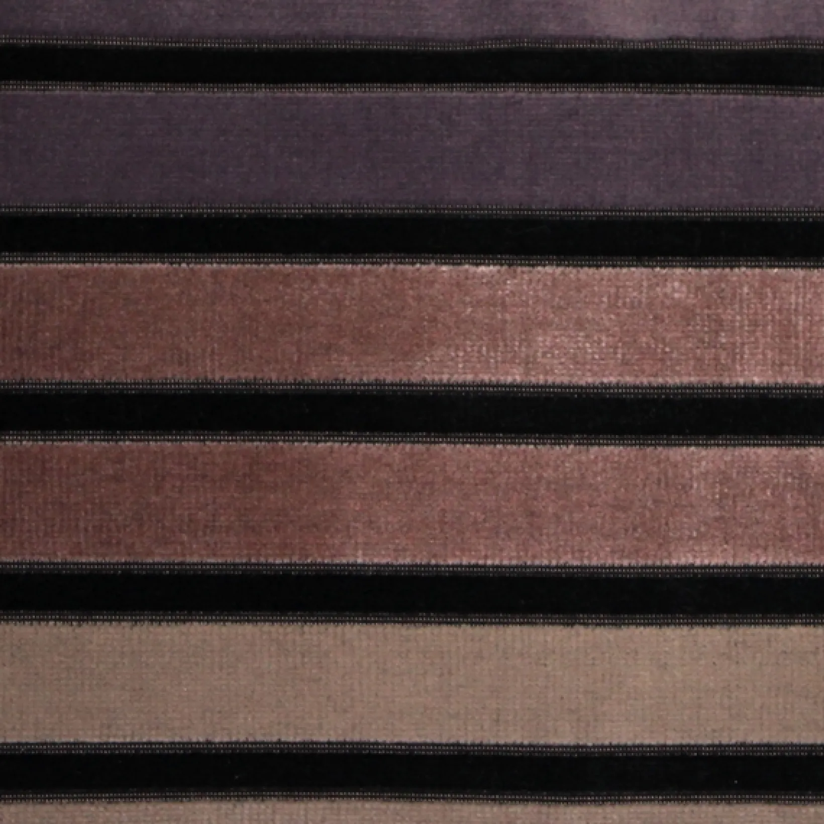 Amethyst Stripes Textured Velvet Throw Pillow 12x20