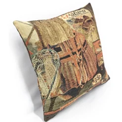 Angler's Cache Belgian Tapestry Throw Pillow 19x19