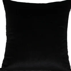 Art Deco Stripes Textured Velvet Throw pillow 20x20