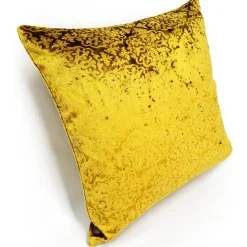 Artemis Gold Velvet Throw Pillow 20x20