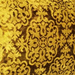 Artemis Gold Velvet Throw Pillow 20x20