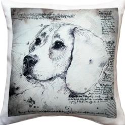Beagle 17x17 Dog Pillow