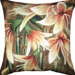 Belladonna Lily Throw Pillow 20x20