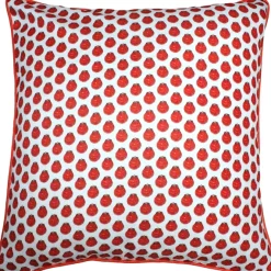 Big Island Bay Scallop Tiny Scale Print Throw Pillow 26x26