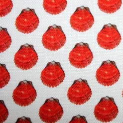 Big Island Bay Scallop Tiny Scale Print Throw Pillow 26x26