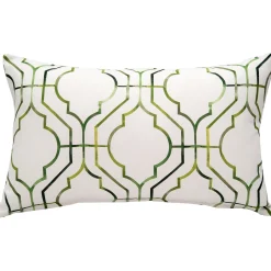 Biltmore Gate Green Throw Pillow 12x20