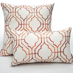 Biltmore Gate Orange Throw Pillow 12x20