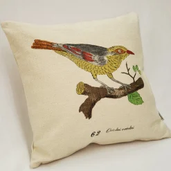 Bird on Branch 20x20 Throw Pillow