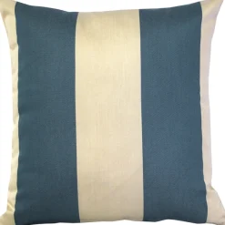 Bistro Marine Blue Outdoor Pillow 17x17