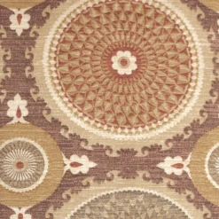 Bohemian Medallion Mulberry 12x20 Throw Pillow