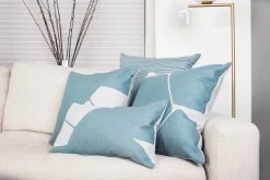 Boketto Throw Pillow 12x19 Inch Rectangular