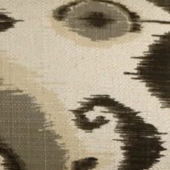 Bold Gray Ikat 12x20 Decorative Pillow