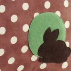 Bunny Polka Dot Decorative Throw Pillow