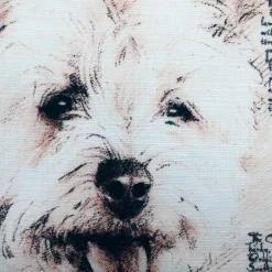 Cairn Male Dog Pillow 17x17