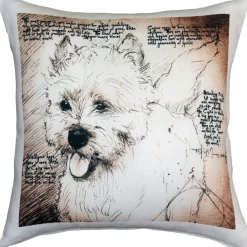 Cairn Terrier 17x17 Dog Pillow