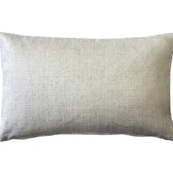 Calliope Gray Damask Pattern Throw Pillow 12x20