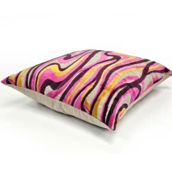 Calypso Sway Velvet Throw Pillow 20x20
