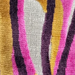 Calypso Sway Velvet Throw Pillow 20x20