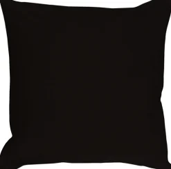 Caravan Cotton Black 23x23 Throw Pillow