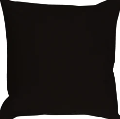 Caravan Cotton Black 18x18 Throw Pillow