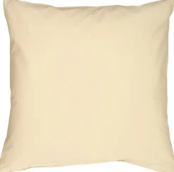 Caravan Cotton Cream 16x16 Throw Pillow
