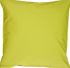 Caravan Cotton Lime Green 20x20 Throw Pillow