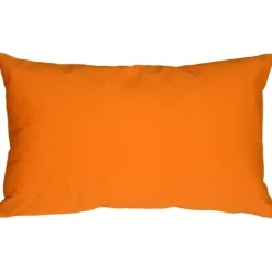 Caravan Cotton Orange 12x19 Throw Pillow