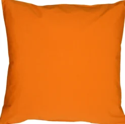 Caravan Cotton Orange 20x20 Throw Pillow
