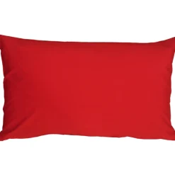 Caravan Cotton Red 12x19 Throw Pillow