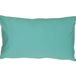 Caravan Cotton Turquoise 12x19 Throw Pillow