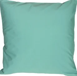 Caravan Cotton Turquoise 20x20 Throw Pillow