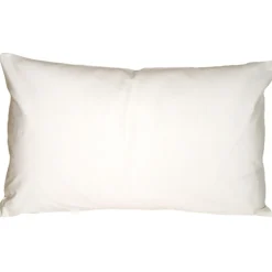 Caravan Cotton White 12x19 Throw Pillow