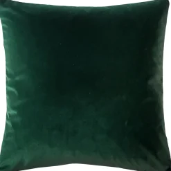 Castello Forest Green Velvet Throw Pillow 20x20