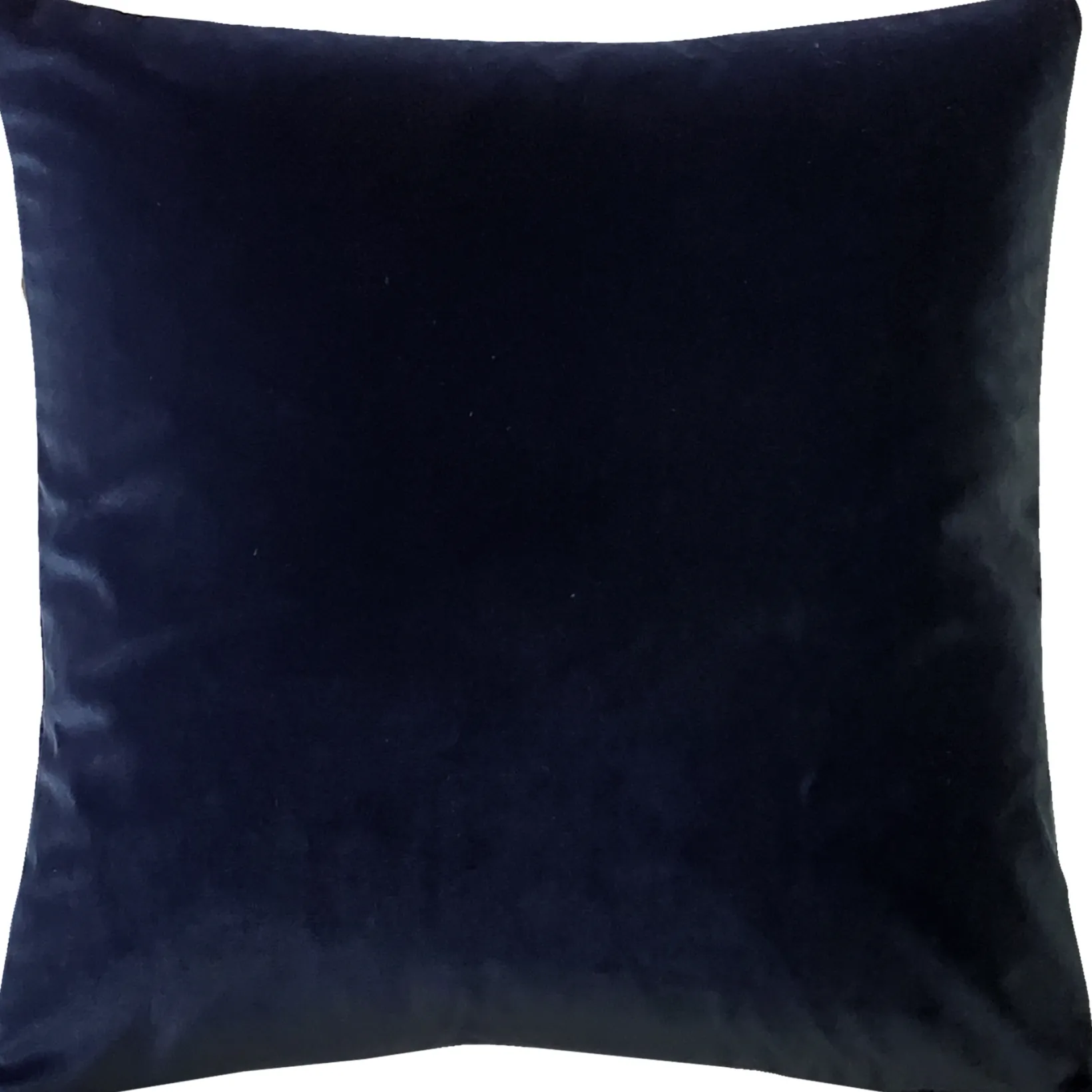Castello Midnight Blue Velvet Throw Pillow 20x20