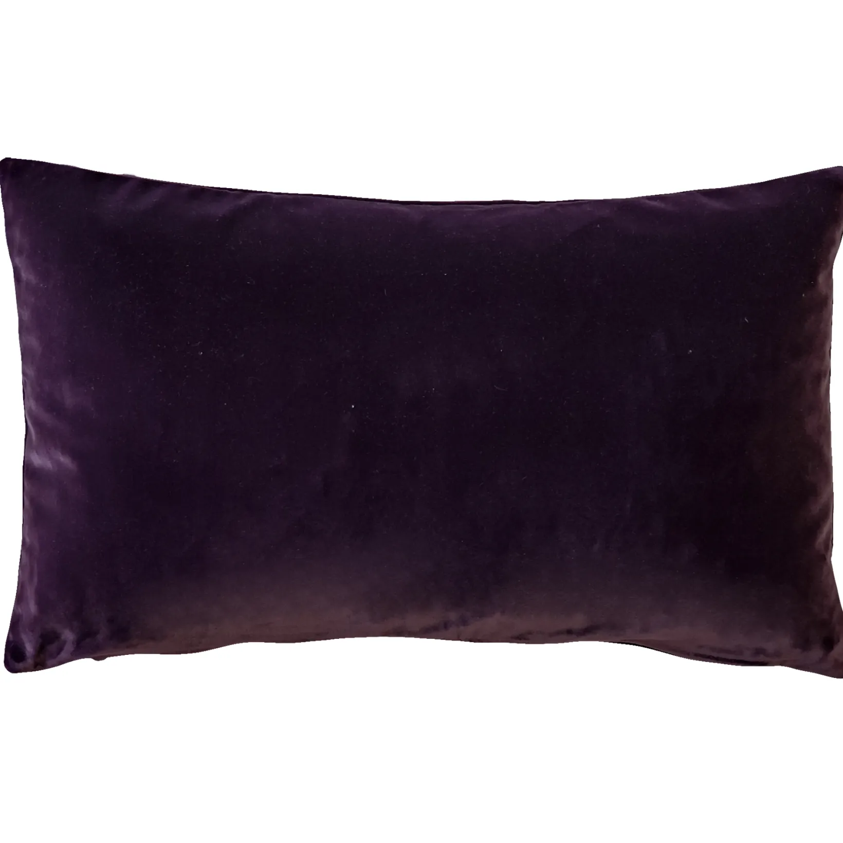 Castello Purple Velvet Throw Pillow 12x20