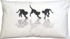 Cat Reflection 12x19 Throw Pillow