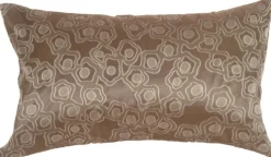 Chain in Silver Blue Silk Accent Pillow