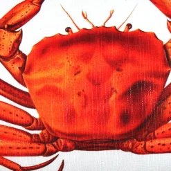Crab Throw Pillow 12x19