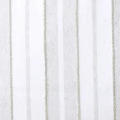 Cream and Neutral Stripes Square Accent Pillow