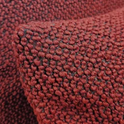 Crimson Boucle Throw Pillow 20x20