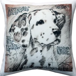 Dalmatian 17x17 Dog Pillow