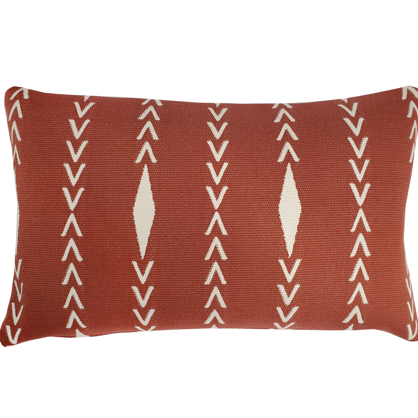 Diamond Ray Cinnamon Throw Pillow 12x20