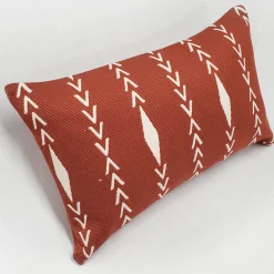 Diamond Ray Cinnamon Throw Pillow 12x20