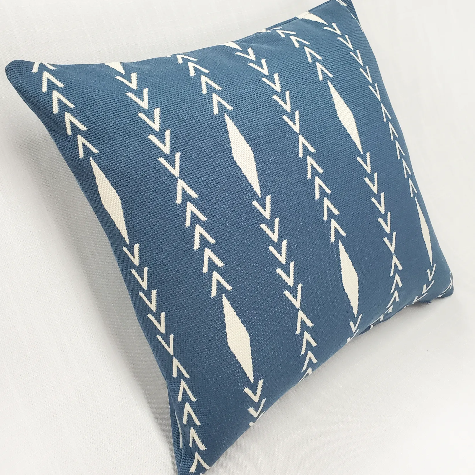 Diamond Ray Mineral Blue Throw Pillow 20x20