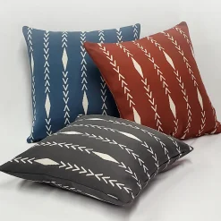 Diamond Ray Mineral Blue Throw Pillow 20x20